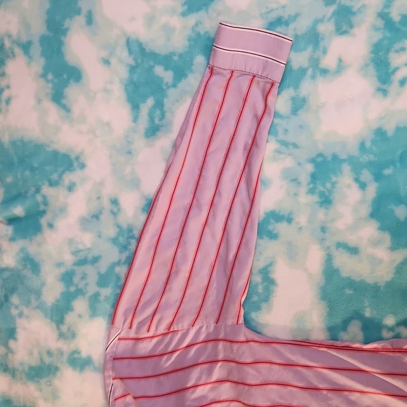 Like New ASOS Oversized Blouse In Patchwork Stripe Sz 8 Trending - Picture 13 of 13